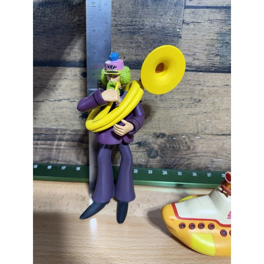 McFarlane The Beatles Yellow Submarine Figure With Submarine And Working